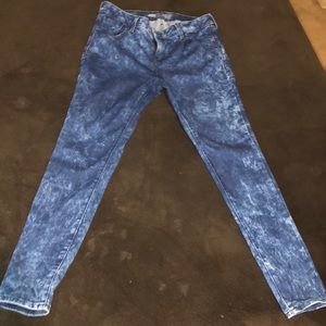 Old Navy distressed rockstar jeans, regular, sz 14